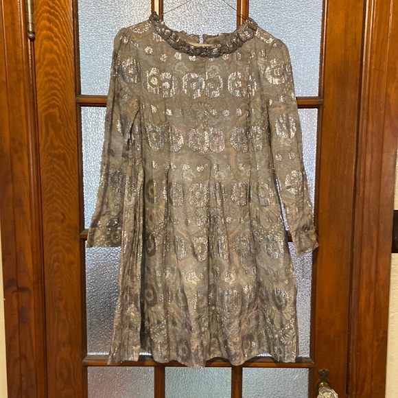 Marc Jacobs Dresses & Skirts - Marc jacobs metallic long sleeve dress
